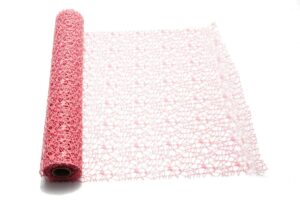 RETINA POLYCOTTON "SPIDER" DECOR MESH CM 48x5MT rosa-antico (Cod. 19632-17)