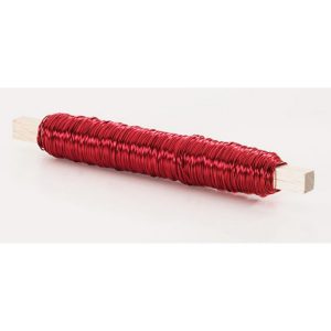 SPOLETTA FILO DECORATIVO GR.100 MM.0,50/0,55 50MT. rosso (Cod. 2750-36)