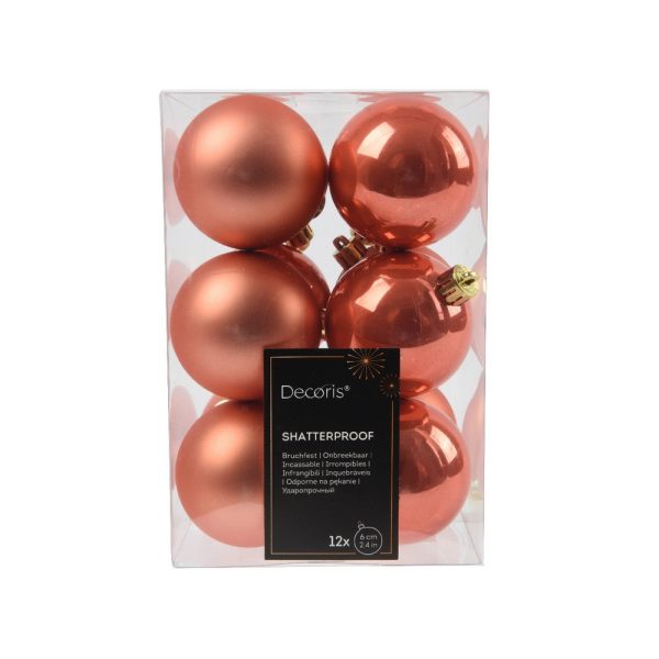 12 PZ. PALLINE DI NATALE D6 CM   (Cod. 39260-01)