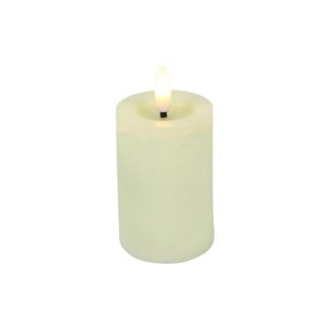 CANDELA LED RUSTICO D5 CM 5X5X10 CM  (Cod. 39296-01)