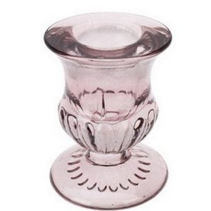 CANDELIERE VETRO 5X6 CM lilla (Cod. 39280-03)