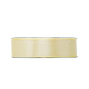 NASTRO DOPPIO RASO ECONOMICO MM25 X 50MT  crema-02 (Cod. 39339-02)