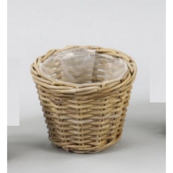 PORTAVASO RATTAN NATURALE X VASO D16  (Cod. 39361-01)