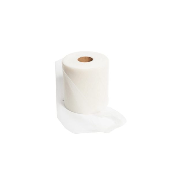 TULLE ECONOMICO CM.25 MT.100 avorio (Cod. 1855-06)