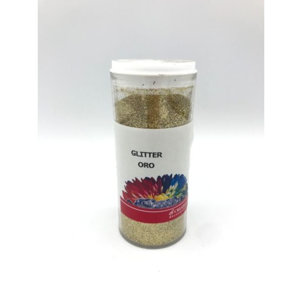 GLITTER CON TAPPO SPARGITORE  100GR oro (Cod. 713-05)