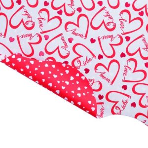 50 PZ. SOTTOVASI PERLATI LOVE HEART 40MY D70  bianco (Cod. 39312-01)