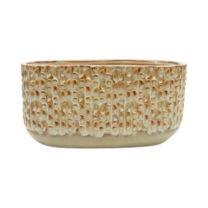 VASO GIZA CERAMICA H12,8X14,2X26,8 CM crema (Cod. 39467-01)