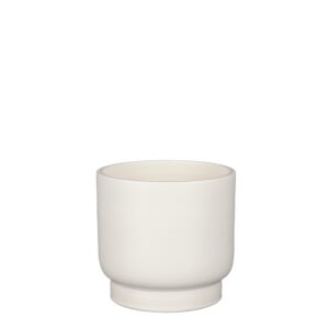 VASO RIVA BASE TONDO H15 D17 CM bianco- (Cod. 34165-02)