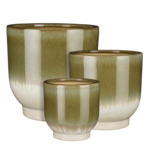 SET 3 PZ. VASO TARA  H30 D30 CM verde (Cod. 39391-01)