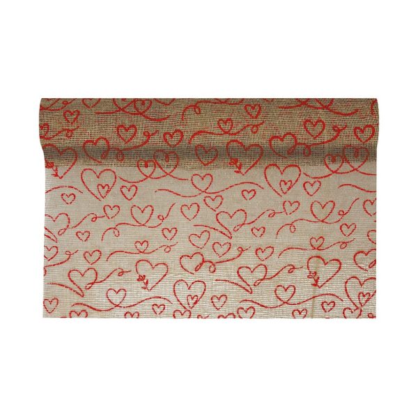 BOBINA COTONE CUORI 3D MM.510 MT.5 naturale-23 (Cod. 37066-03)
