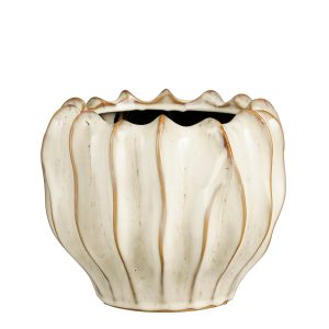 VASO THOM ROTONDO H19 D23,5 bianco (Cod. 39393-02)