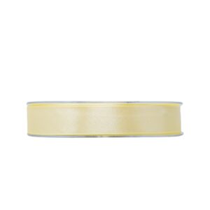 NASTRO DOPPIO RASO ECONOMICO MM15 X 50MT  crema-02 (Cod. 39338-02)