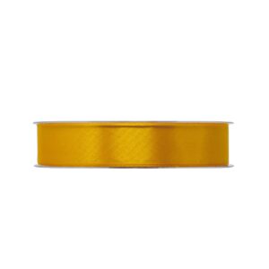 NASTRO DOPPIO RASO ECONOMICO MM15 X 50MT  giallo-caldo-05-bis (Cod. 39338-04)
