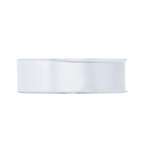 NASTRO DOPPIO RASO ECONOMICO MM25 X 50MT  bianco-01 (Cod. 39339-01)