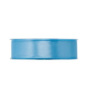 NASTRO DOPPIO RASO ECONOMICO MM25 X 50MT  azzurro-celeste-21 (Cod. 39339-19)