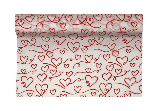 BOBINA TNT CUORI CM78 X 9MT bianco-01 (Cod. 39353-01)