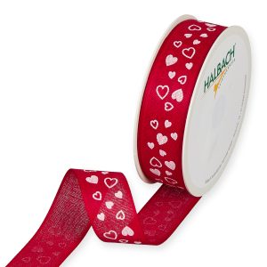 NASTRO HEARTS 25MM 18MT rosso (Cod. 39563-03)