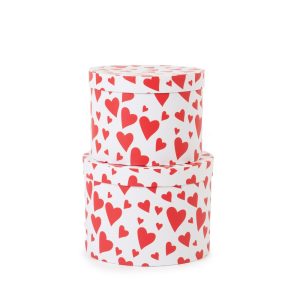 SET 2 PZ. SCATOLE BRIO  H13 D17,5 - H14,5 D20 CM  (Cod. 39566-01)