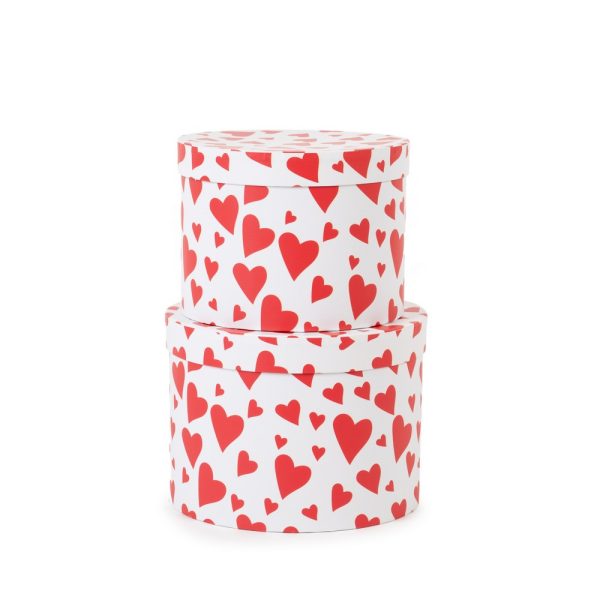 SET 2 PZ. SCATOLE BRIO  H13 D17,5 - H14,5 D20 CM  (Cod. 39566-01)