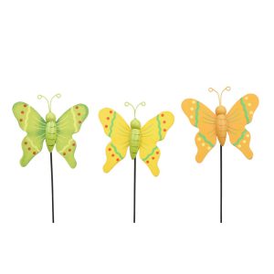 SET 24 PZ. PICK FARFALLE 25 CM  (Cod. 39488-01)