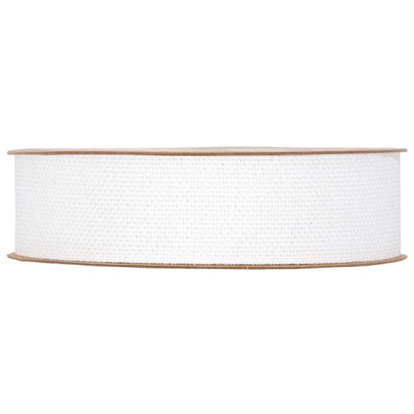 NASTRO POLYCOTTON MM25X20MT  bianco (Cod. 39514-01)