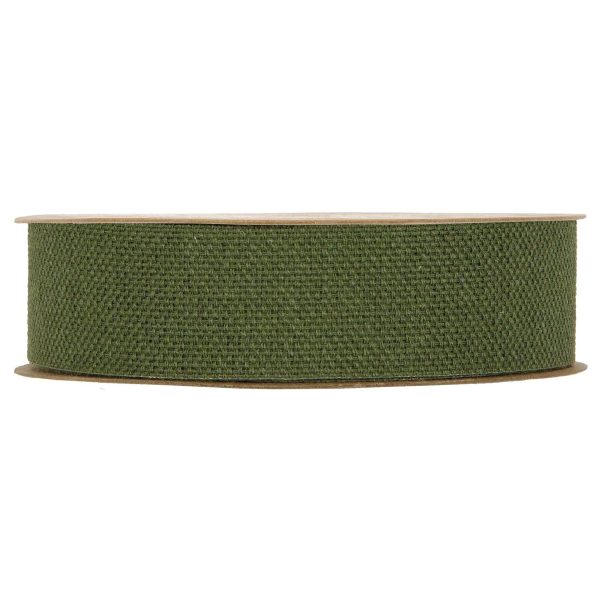 NASTRO POLYCOTTON MM25X20MT  verde-oliva (Cod. 39514-04)