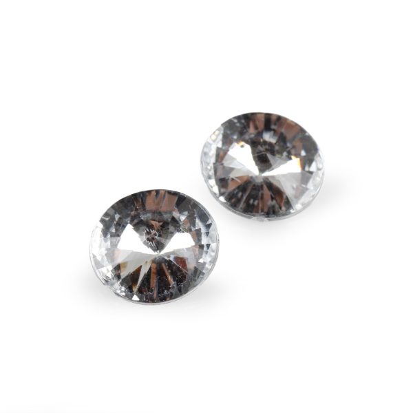 140 PZ. DIAMANTINI DECORATIVI D1,3 CM argento (Cod. 39552-01)