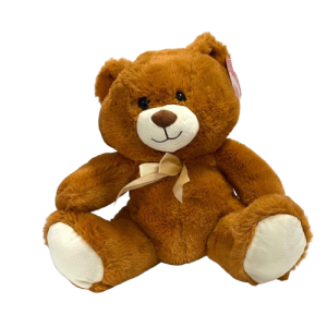 ORSETTO PELUCHE TEDDY BEAR 25 CM marrone (Cod. 39384-02)