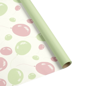 BOBINA B&P BALOONS H100 CM 25 MT verde-pastello-cipria (Cod. 39525-01)