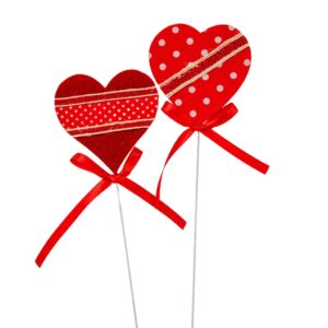 SET 18 PZ. PICK CUORE H40 CM  (Cod. 39444-01)