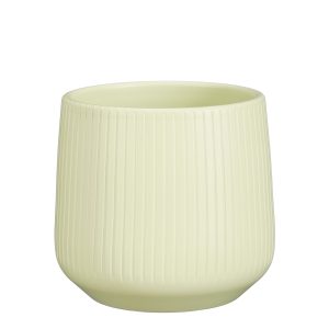 VASO AMBER ROTONDO H13,5 D14 CM verde-rigato (Cod. 31376-11)