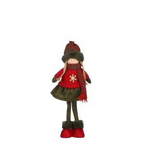 BAMBINA IN STOFFA 15X12XH40 CM  (Cod. 39667-01)