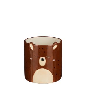 VASO ORSO H14,5 D13,5 CM marrone (Cod. 39668-02)