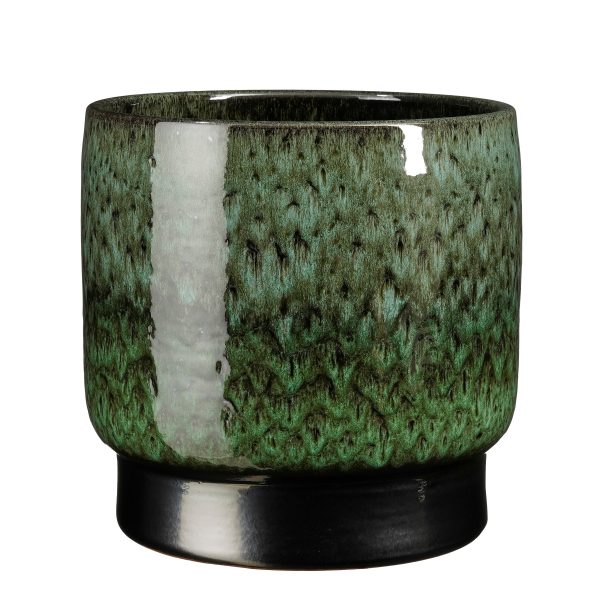 VASO THIAGO H29 D30 CM verde-scuro (Cod. 39680-01)