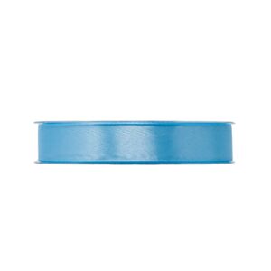 NASTRO DOPPIO RASO ECONOMICO MM10 X 50MT  azzurro-celeste-21 (Cod. 39337-19)