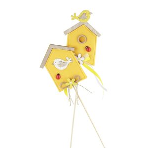 6 PZ. PICK CASETTE PRIMAVERA  H60 CM  (Cod. 39638-01)