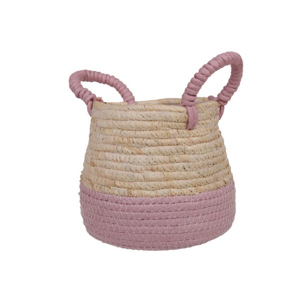 CESTO CON MANICI H15 D15 CM lilla (Cod. 39688-02)