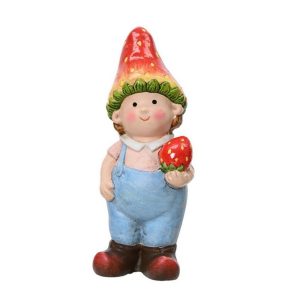 BIMBO FRAGOLA TERRACOTTA 5,5X6,5 H13 CM azzurro (Cod. 39722-02)