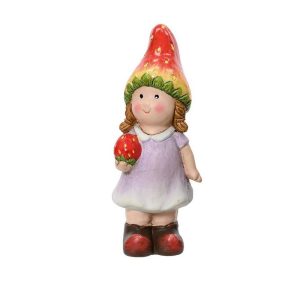 BIMBA FRAGOLA TERRACOTTA 5,5X6,5 H13 CM rosa (Cod. 39722-01)