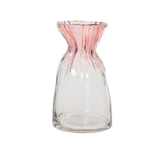 VASO VETRO H20,5 D12 CM rosa-chiaro (Cod. 39725-01)