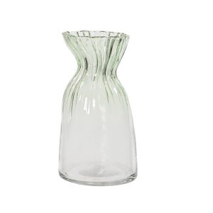 VASO VETRO H25 D13 CM verde-chiaro (Cod. 39726-01)