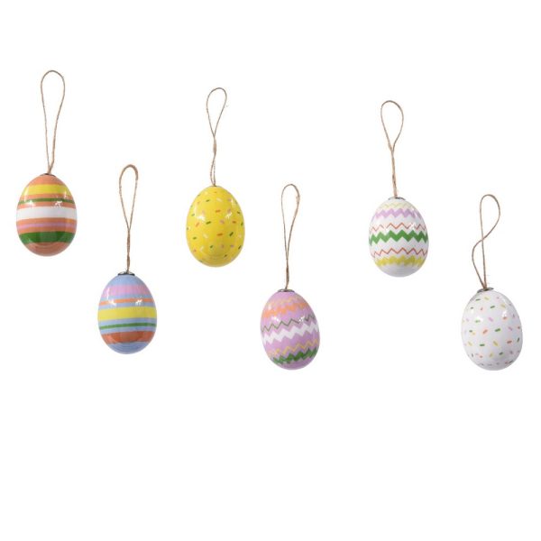 6 PZ. UOVO PASQUALE IN FOAM H6 D4 CM  (Cod. 39429-01)