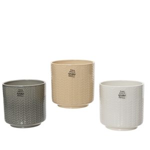 SET 3 PZ. CASPO' CERAMICA H13 D13 CM  (Cod. 39743-01)