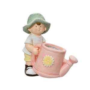 PORTAVASO CON BAMBINO 23X37,5 H40,5 CM  (Cod. 39755-01)