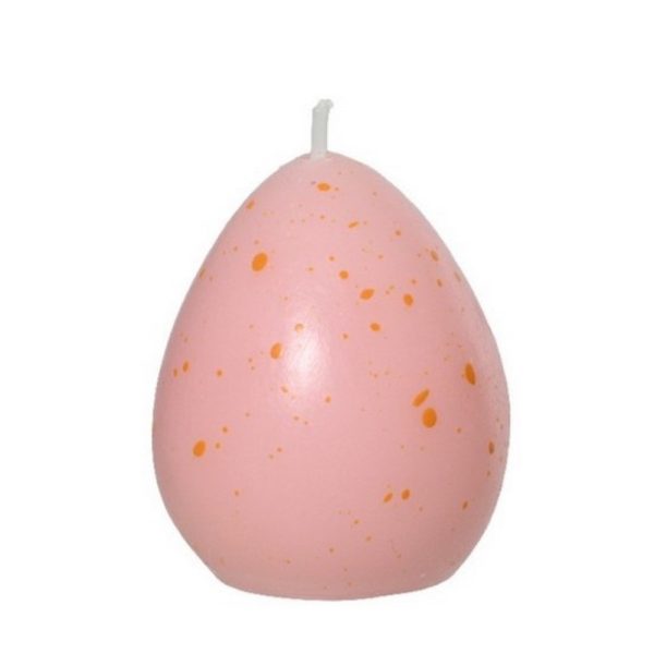 CANDELA FORMA UOVO H5,3 D4,5 CM rosa (Cod. 39758-02)