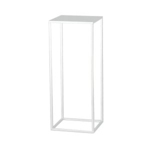 ALZATA CON APPOGGIO COLONNA METALLO CM 24 H60 bianco (Cod. 33634-02)
