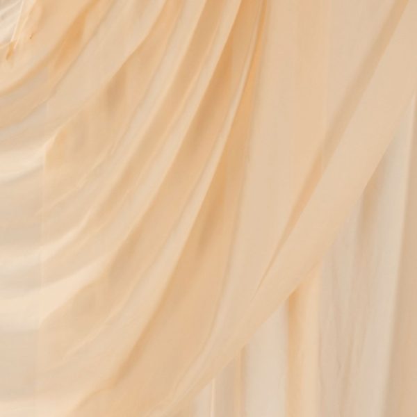 TESSUTO CHIFFON 1,45X20 MT avorio-rosa (Cod. 39763-01)