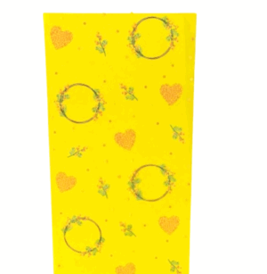 SPEZZONI STAMPATI SOFIA 35MY 20X40 100 PZ giallo (Cod. 39319-01)
