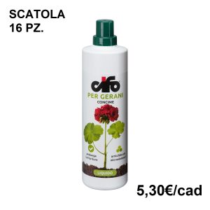 16 PZ. CIFO CONCIME LIQUIDO PER GERANI  1L  (Cod. 39959-01)