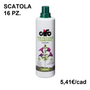 16 PZ. CIFO CONCIME LIQUIDO PETUNIE E SURFINIE 1LT  (Cod. 39960-01)